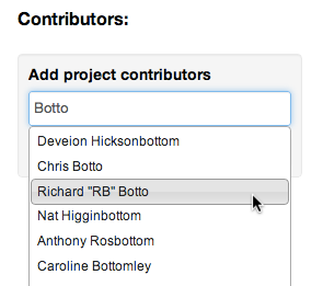 Add a contributor