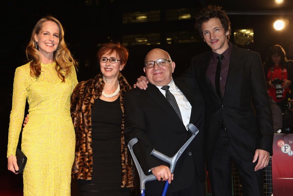 Helen Hunt, Judi Levine, Ben Lewin, and John Hawkes at the 56th BFI London Film Festival