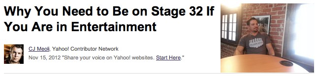 Why You Need to Be on Stage 32 If You Are in Entertainment