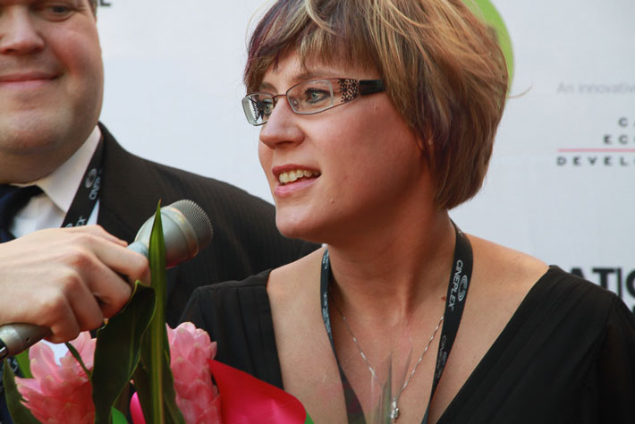 Signe Olynyk at the Calgary International Film Festival