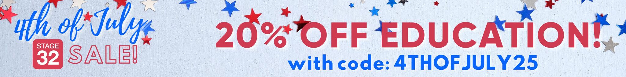 4th of July class sale