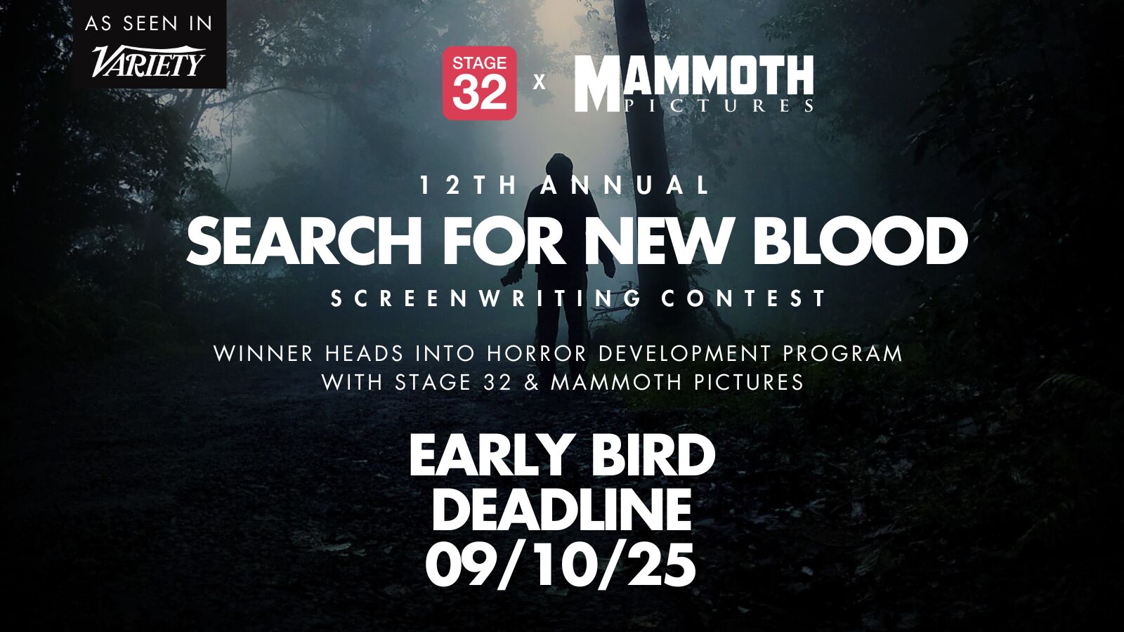 12th Annual Search for New Blood Screenwriting Contest EB