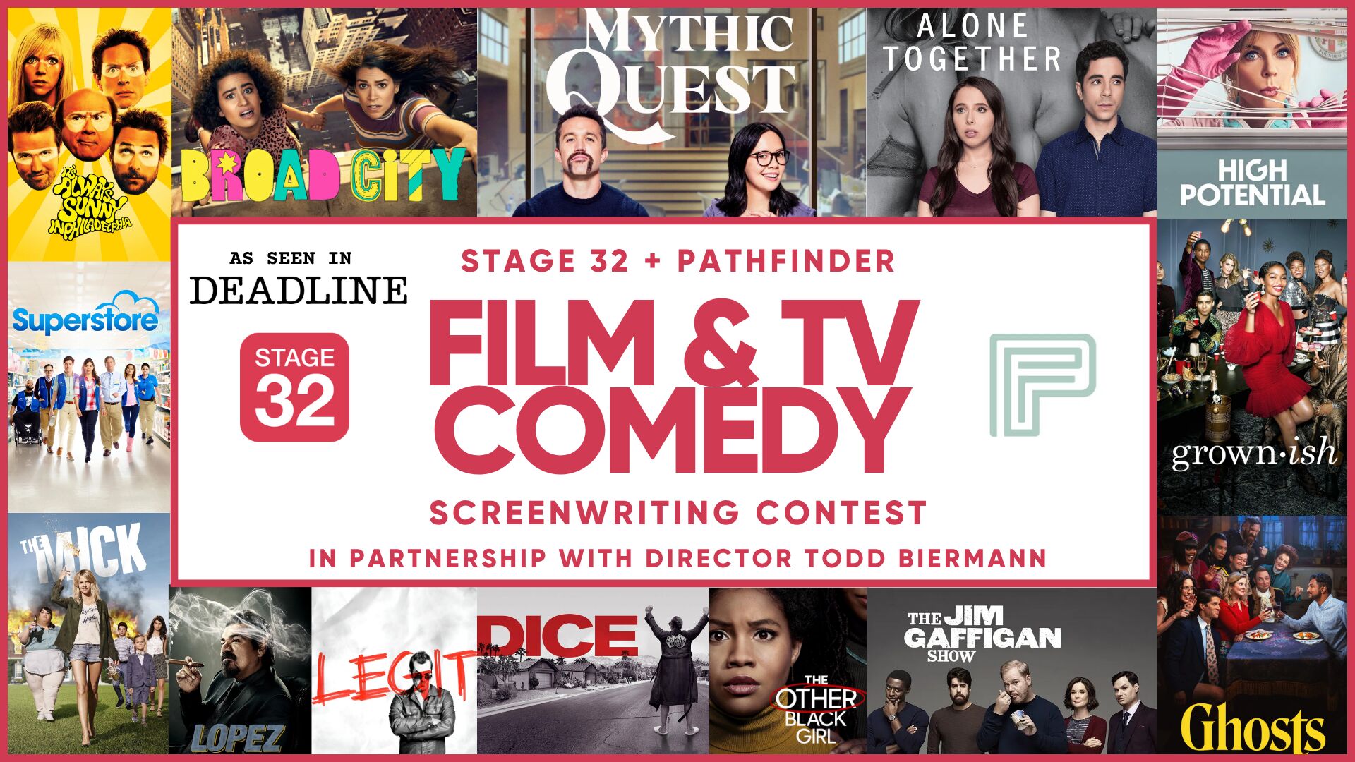 Stage 32 + Pathfinder Film & TV Comedy Screenwriting Contest