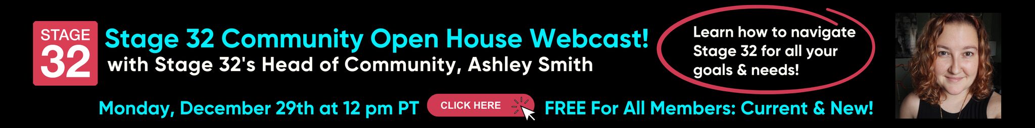 December Community Open House Webcast