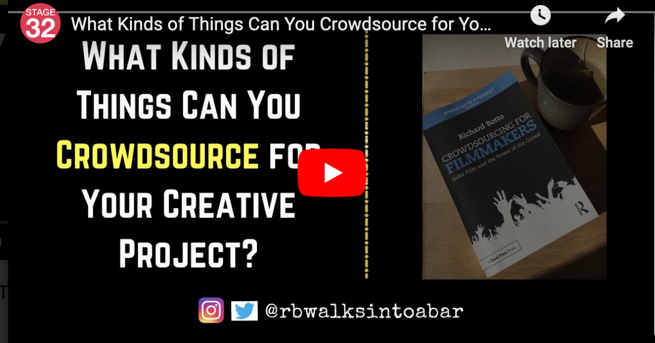 What Kinds of Things Can You Crowdsource for Your Creative Project