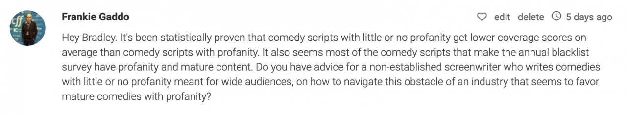 Dear Bradley How Do I Finance My Pilot   Other Filmmaking Questions