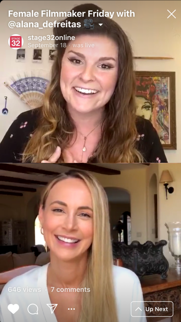 Instagram Live Series Embracing the Business Side of Entertainment  How to Make Your First Feature Film