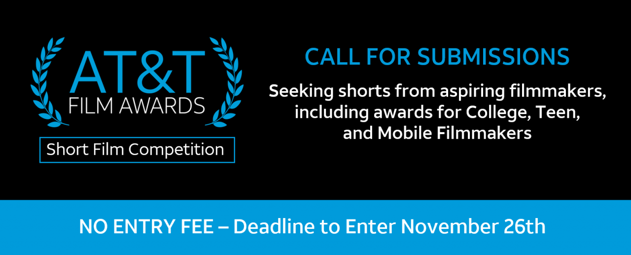 Emerging Filmmakers Enter your Short Film for a chance at up to 50K in prizes
