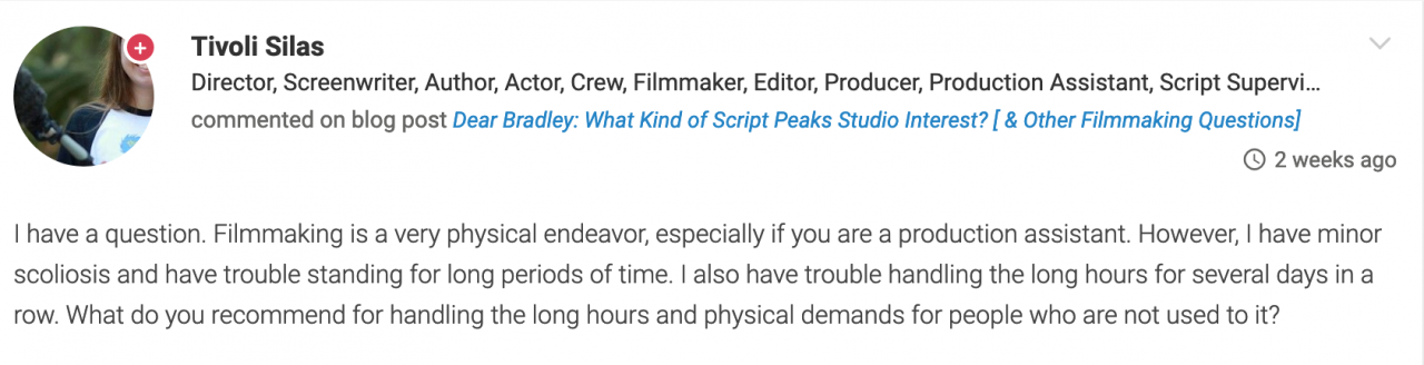 Dear Bradley How Do I Finance My Pilot   Other Filmmaking Questions
